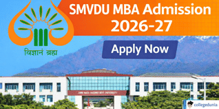 SMVDU MBA Admission 2026 Application Open Till March 8; GD & PI Scheduled For March 13
